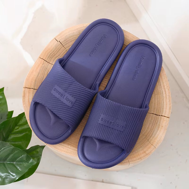 Women Indoor Floor Flat Shoes Summer Non-Slip Flip Flops Bath Home Slippers Female Slipper Comfortable Zapatillas De Hombre